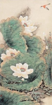  loto Arte - loto y pájaro chino tradicional